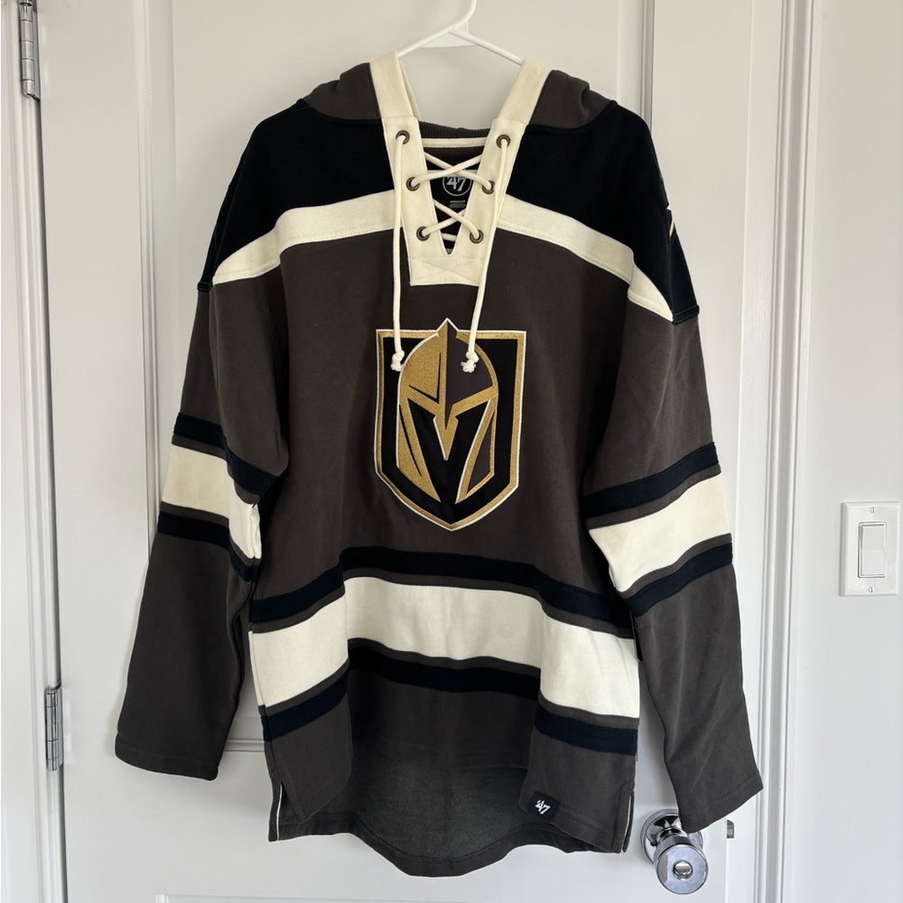 Vegas Golden Nights '47 Vintage Lacer Hoodie